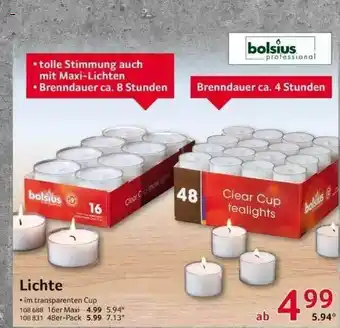 Selgros Lichte Bolsius Angebot