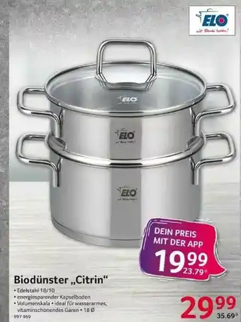 Selgros Biodünster Citrin Elo Angebot