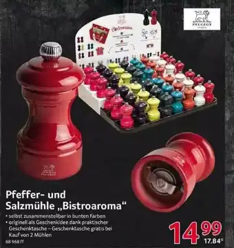 Selgros Pfeffer- Und Salzmühle „bistroaroma“ Angebot