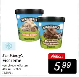 KONSUM Ben & Jerry's Eiscreme Angebot