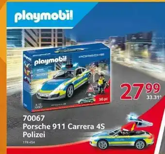 Selgros Playmobil 70067 Prosche 911 Carrera 4s Polizei Angebot