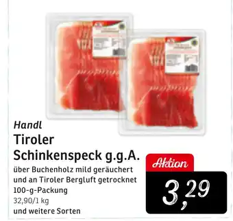 KONSUM Handl Tiroler Schinkenspeck g.g.A. Angebot