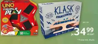 Selgros Uno Triple Play Oder Klask Angebot