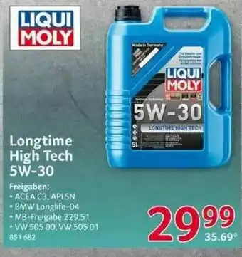 Selgros Liqui Moly Longtime High Tech 5w-30 Angebot