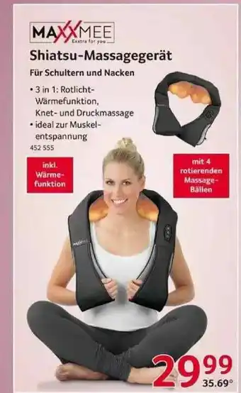 Selgros Maxxmee Shiatsu-massagegerät Angebot