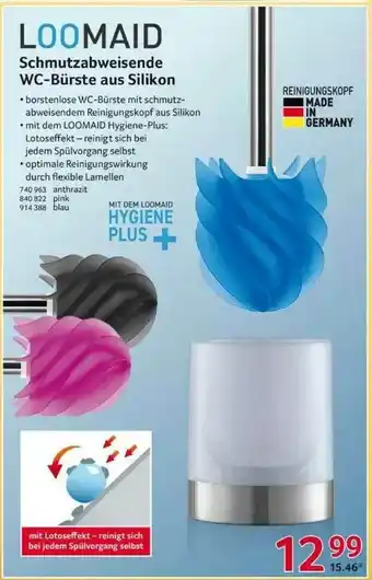 Selgros Loomaid Schmutzabweisende Wc-bürste Aus Silikon Angebot