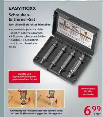 Selgros Easymaxx Schrauben-entferner-set Angebot