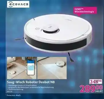 Selgros Ecovacs Saug-wisch Roboter Deebot N8 Angebot