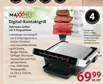 Selgros Maxxmee Digital-kontaktgrill Angebot