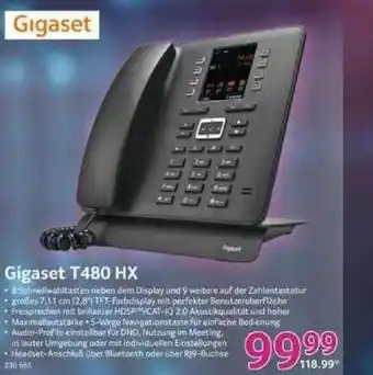 Selgros Gigaset T480 Hx Angebot