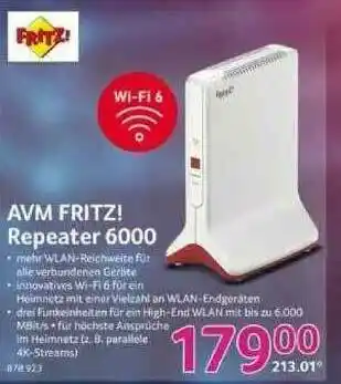 Selgros Avm Fritz! Repeater 6000 Angebot