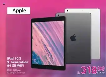 Selgros Apple Ipad 10.2 9. Generation 64gb Wifi Angebot