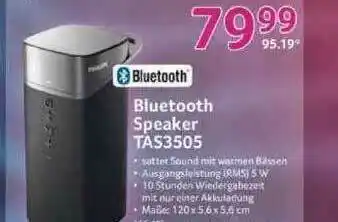 Selgros Bleutooth Speaker Tas3505 Angebot