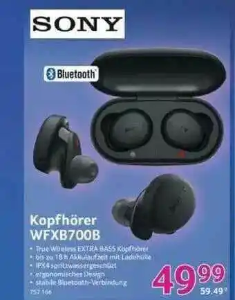 Selgros Sony Kopfhörer Wfxb700b Angebot