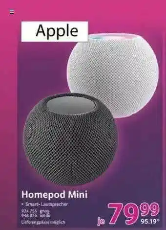 Selgros Appel Homepod Mini Angebot