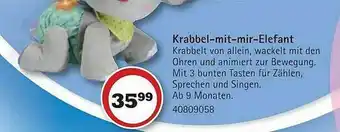 Vedes Krabbel-mit-mir-elefant Angebot