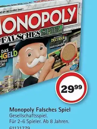 Vedes Monopoly Falsches Spiel Angebot