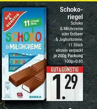 E-Center Gut & Günstig Schokolade Angebot