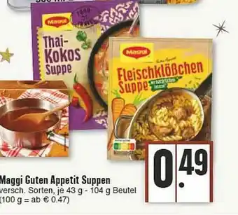 E-Center Maggi Guten Appetit Suppen Angebot