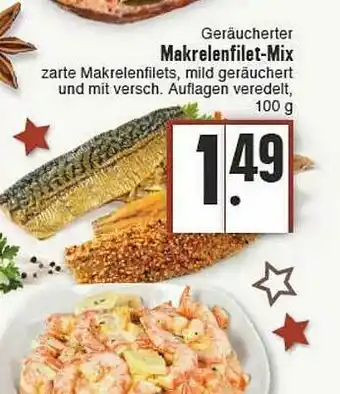 E-Center Geräucherter Makrelenfilet-mix Angebot