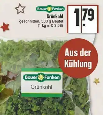 E-Center Bauer Funken Grünkohl Angebot