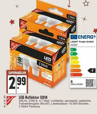 Edeka Gut & Günstig Led-reflektor Gu10 Angebot