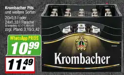 L. STROETMANN GROSSMARKT Krombacher Pils Angebot