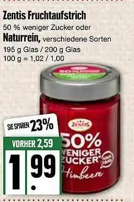 Edeka Zentis Fruchtafstrich Oder Naturrein Angebot