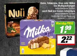 L. STROETMANN GROSSMARKT Daim, Toblerone, Oreo oder Milka Eis-Multipackungen Angebot