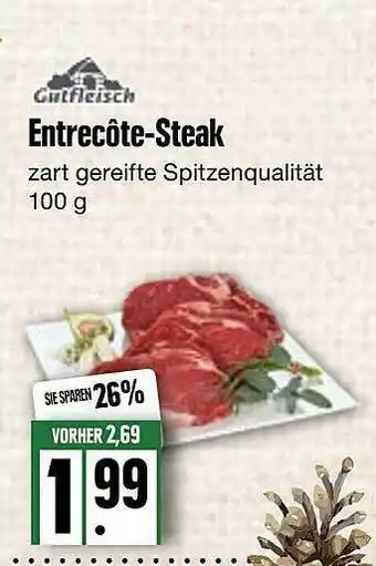 Edeka Frischemarkt Entrecôte-steak Gutfleisch Angebot