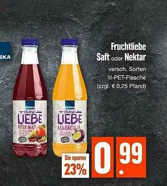 Edeka Fruchtliebe Saft Oder Nektar Angebot