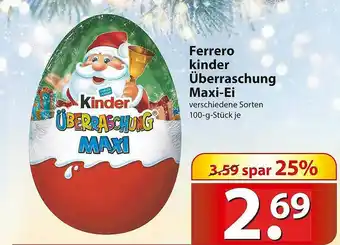 Famila Nord Ost Ferrero Kinder überraschung Maxi-ei Angebot