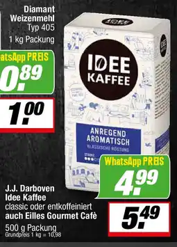 L. STROETMANN GROSSMARKT J.J. Darboven Idee Kaffee auch Eilles Gourmet Cafè Angebot