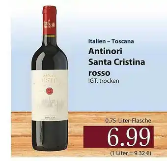 Famila Nord Ost Antinori Santa Cristina Rosso Angebot