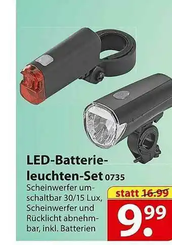 Famila Nord Ost Led-batterieleuchten-set 0735 Angebot