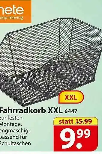 Famila Nord Ost Fahrradkorb XXL 6447 Angebot