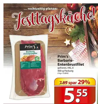 Famila Nord Ost Prim's Barbarie-entenbrustfilet Angebot