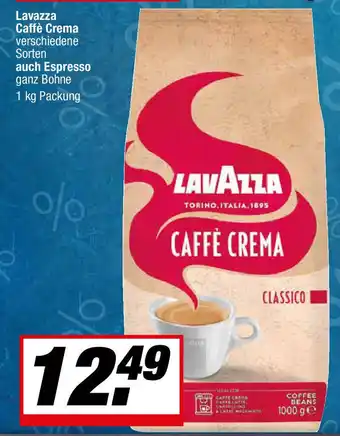 L. STROETMANN GROSSMARKT Lavazza Caffè Crema auch Espresso ganz Bohne Angebot