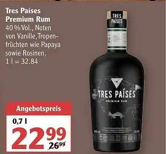 Globus Tres Países Premium Rum Angebot