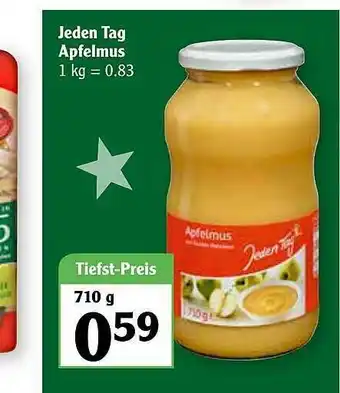 Globus Jeden Tag Apfelmus Angebot