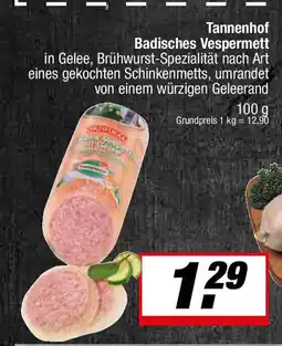 L. STROETMANN GROSSMARKT Tannenhof Badisches Vespermett Angebot