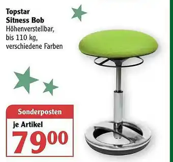 Globus Topstar Sitness Bob Angebot