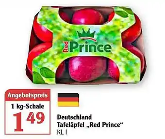 Globus Deutschland Tafeläpfel „red Prince“ Angebot