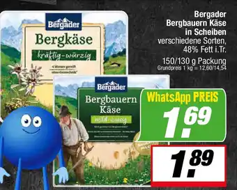 L. STROETMANN GROSSMARKT Bergader Bergbauern Käse in Scheiben Angebot