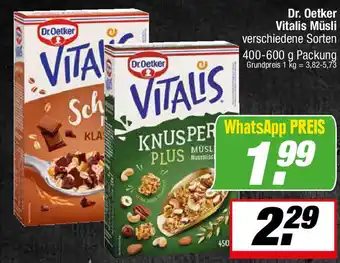 L. STROETMANN GROSSMARKT Dr. Oetker Vitalis Müsli Angebot