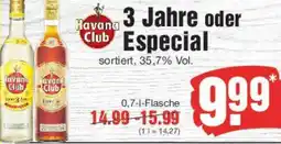 Edeka Havana Club 3 Jahre oder Especial Angebot