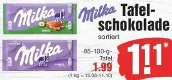 Edeka Milka Tafelschokolade Angebot