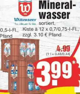 Edeka Wittenseer Mineralwasser Angebot