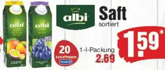 Edeka albi Saft Angebot