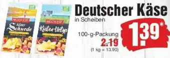 Edeka RUCKER Deutscher Käse Angebot